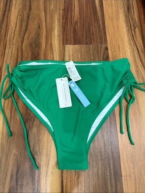 Cupshe Green Side-Tie Bikini Bottoms